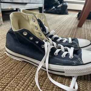 Blue Converse High tops